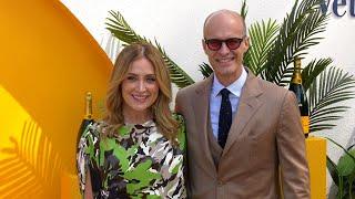 Sasha Alexander and Edoardo Ponti 2024 Veuve Clicquot Polo Classic LA Event Arrivals