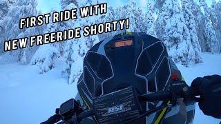 First Ride! | Ski-doo Freeride 146 Shorty 2021