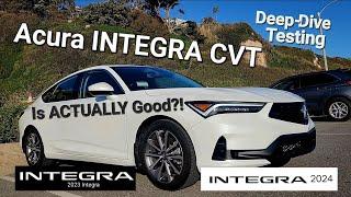 The New Acura Integra CVT is actually EXCELLENT?!!!  6MT Owner Demonstrates HOW this is Possible!