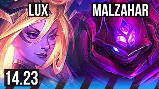 LUX vs MALZAHAR (MID) | 3/2/8 | NA Master | 14.23