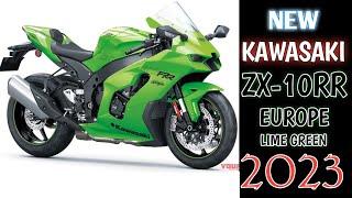 NEW Kawasaki ZX 10RR Europe Model 2023 LIME GREEN