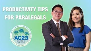 Productivity Tips for Paralegals