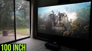 100 inch 4K Laser Projector Screen - VividStorm