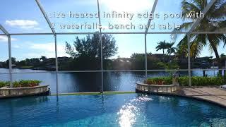 Gulf access residence for sale in Cape Coral, Florida with amazing water views