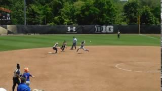 R. Singleton steals second Boonsboro/Perryville softball 1A state final 05/27/16