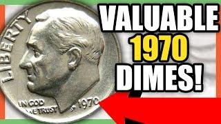 1970 ROOSEVELT DIME VALUE !! HOW MUCH ARE THESE COINS WORTH??