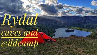 Rydal caves, and Loughrigg fell wildcamp