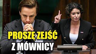 BOSAK W SEKUNDĘ UCISZYŁ MANIPULANTKĘ Z LEWICY