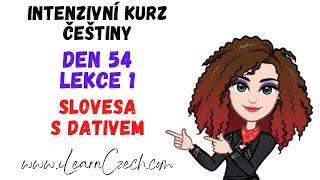 Intensive Czech course 54.1: Verbs with the dative