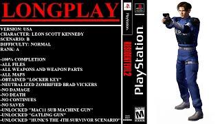 Resident Evil 2 [USA] (PlayStation) - (Longplay - Leon S. Kennedy | Scenario B | Normal Difficulty)