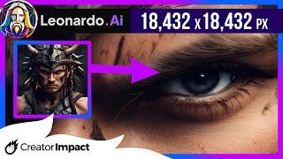 How to upscale Leonardo AI Art for MAX Resolution!