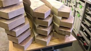 Cutting Oak Frame Braces   Sunday Update