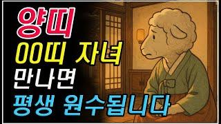 양띠 00띠 자녀 만나면 평생 원수됩니다. 양띠 자녀궁합 