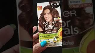 Garnier Color Naturals 5.32 caramel Brown #My favourite Hair Colour