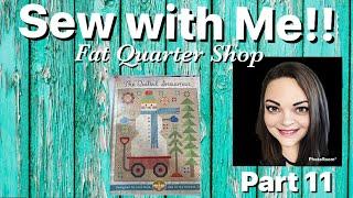 Sew with me! The Quilted Snowman by Lori Holt - Part 11 - from Fat Quarter Shop