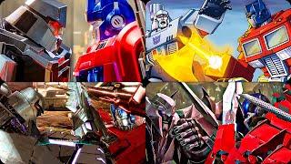 Evolution of Megatron vs Optimus Prime Battles in Transformers Games (2004 - 2024 | PS2 - PS5)
