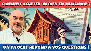 Comment s'expatrier en Thaïlande ? Les conseils d'un avocat spécialisé 