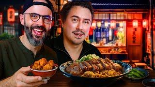 Eating Everything at a Japanese Pub (Izakaya) in Tokyo ft. @AbroadinJapan