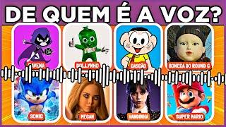 ️‍️ ADIVINHE O PERSONAGEM PELA VOZ | VOCÊ CONSEGUE ADIVINHAR QUEM ESTÁ FALANDO? #macaquiz