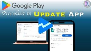 How to update app in Google Play Console | 2024 update