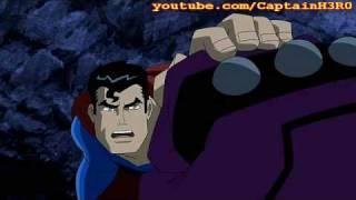 SUPERMAN vs. Mongul rematch HD (FULL FIGHT!)