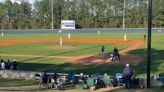 Hudson Smith Hit By Pitch ⬆️9 - Fairmont State Fighting Falcons vs Augusta Jaguars 2/23/2024