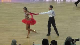 Amber Couple  2023 junior 2 Rumba final