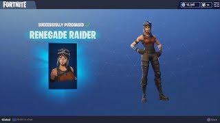 Buying the Renegade Raider & Raiders Revenge | Fortnite Season Shop 1