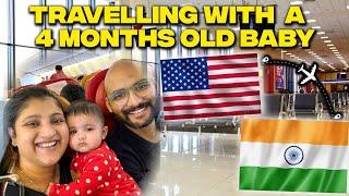 USA to India with our 4 month old baby | First Trip to India |Albeli Ritu