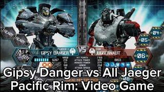 Gipsy Danger vs All Jaeger - Pacific Rim: Video Game