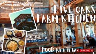 FIVE OAKS FARM KITCHEN LUNCH REVIEW & TOUR SEVIERVILLE, TN | BEAUTIFUL RESTAURANT NEAR PIGEON FORGE