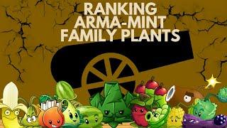 ranking all arma-mint family plants / pvz2 tier list - pvz2 rank (episode 1)