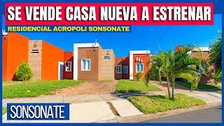 SE VENDE CASA NUEVA A $55 MIL DOLARES EN SONSONATE