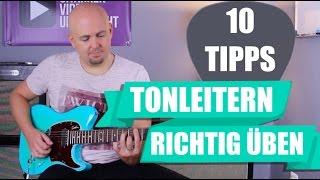 Gitarrenunterricht Tonleiterübungen - Gitarrenübungen Tonleiter