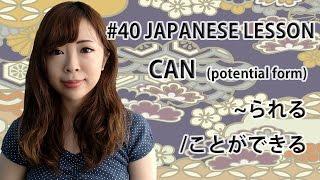 #41 CAN /potential form（られる/ことができる）┃JAPANESE GRAMMAR