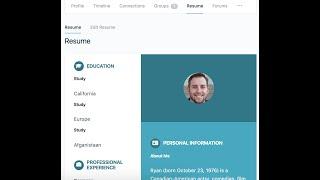 Add Resume Tab to Member Profile | Repeater Group & Fields | WP BuddyPress Powered Social Community