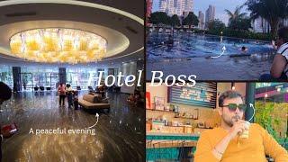 #HOTEL BOSS SINGAPORE | Premier Budget Hotel|Full tour & location|Indian Restaurant | Swimming pool