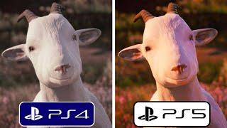 Goat Simulator Remastered PS4 vs PS5 Graphics Comparison