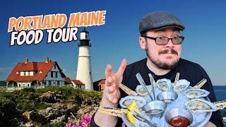 Portland Maine - HIDDEN FOOD GEMS - Maine Food Tour!