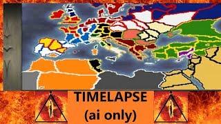 Medieval 2 Total War: Map Timelapse (Ai only) 300 turns