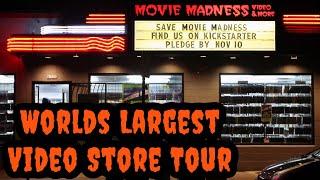 Movie Madness Portland Video Store Tour Worlds largest video rental store VHS DVDs Blu Rays