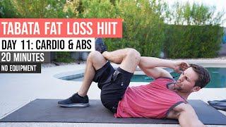 Day 11: 20 Minute Tabata Fat Loss HIIT Series (No Equipment)