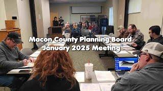 Macon County Planning Board (January 2025) | Macon Media