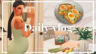 Day In The life Of My Pregnant Sim • The Sims 4 Vlog 