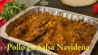 Pollo en Salsa Navideña  Salvadoreño