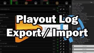 “Playout Log Export / Import (Saving / Loading Playlists)” by PlayIt Software