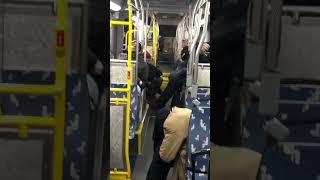 Los Angeles 2023 Bus metro this is how they treat the old people ect…