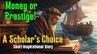 Money or Prestige! A Scholar’s Choice | Short Inspirational Story