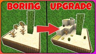 6 Easy Ways to IMPROVE your Minecraft landscapes - Part 1