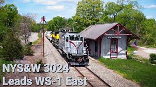 NYS&W WS-1 with Heritage Unit 3024